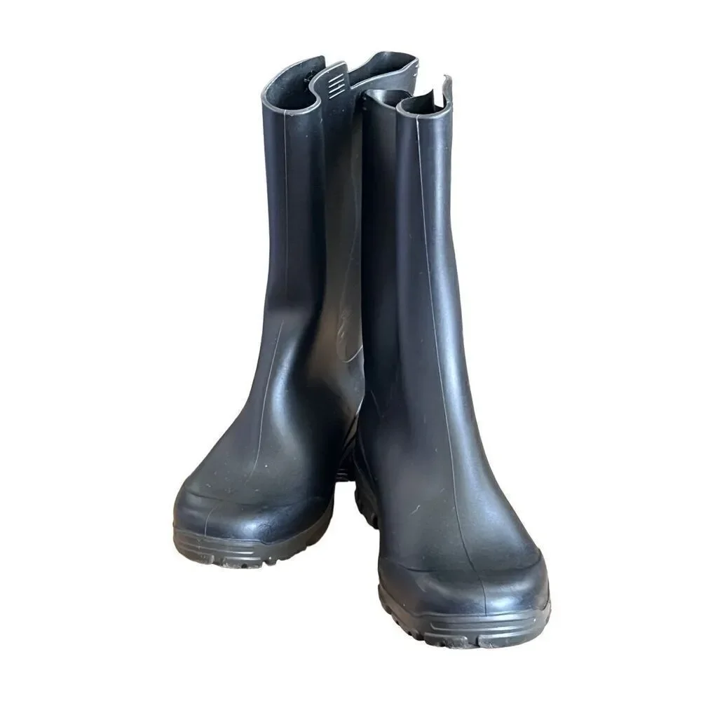 Solognac Decathalon Kids 11/12 Black Wellies Rainboots